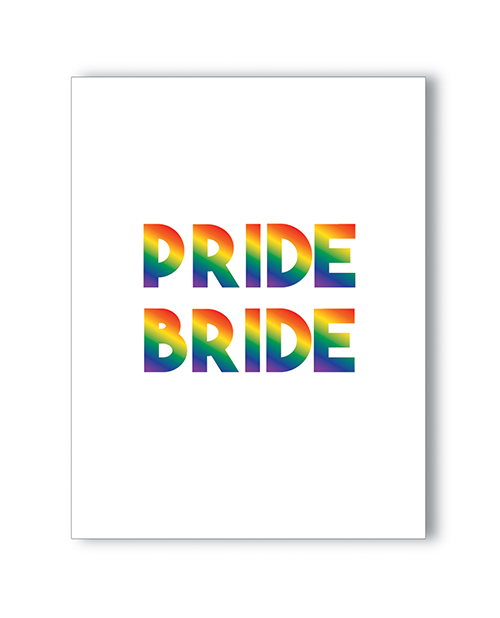 Pride Bride Naughty Greeting Card