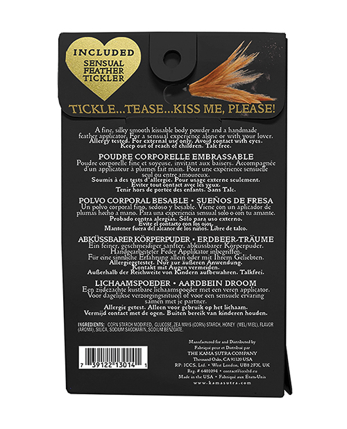 Kama Sutra Honey Dust - 1 oz Sweet Honeysuckle