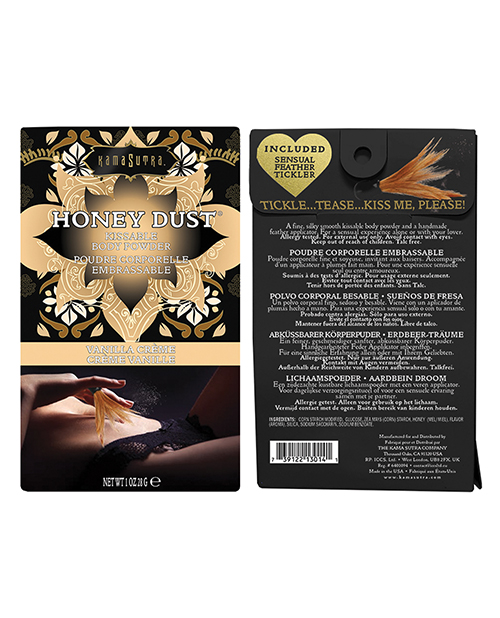 Kama Sutra Honey Dust - 1 oz Vanilla Creme