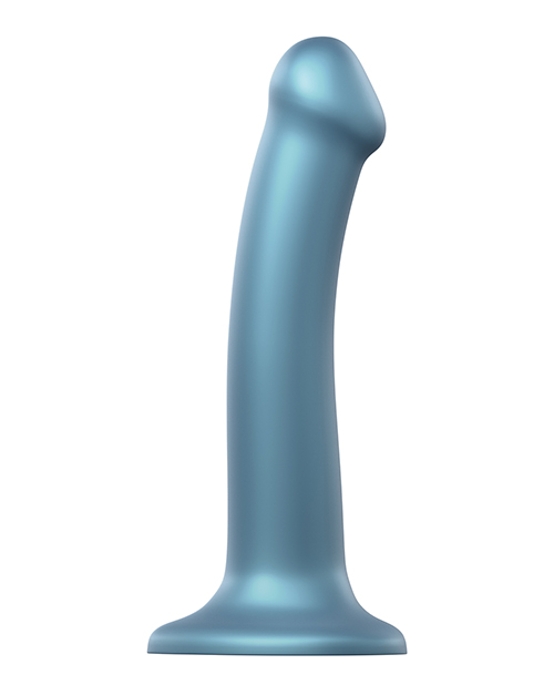 Strap On Me Flexible Dildo - Metallic Blue