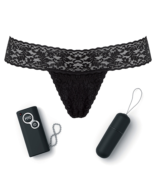 Love to Love Secret Vibrating Panty - Black