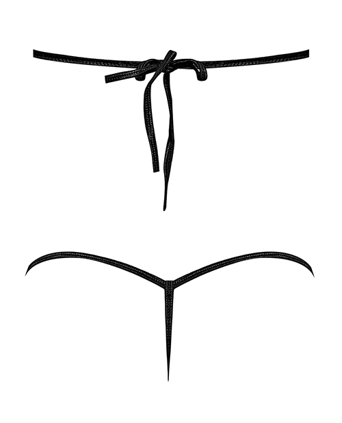 Lust Orthia Criss Cross Bra & G-String Black L/XL