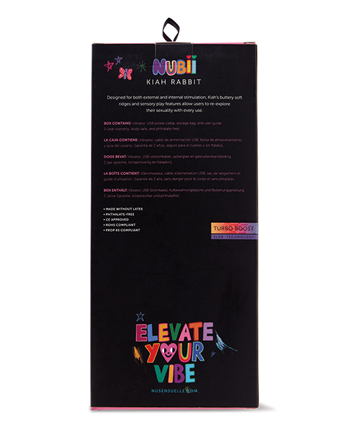 Nu Sensuelle Nubii Kiah Heating Rabbit - Pink