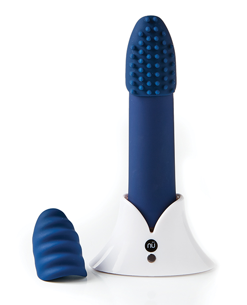 Nu Sensuelle Point Plus Rechargeable Bullet - Navy Blue