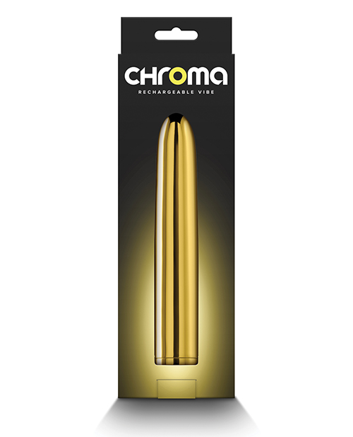 Chroma 7" Rechargeable Vibe - Gold