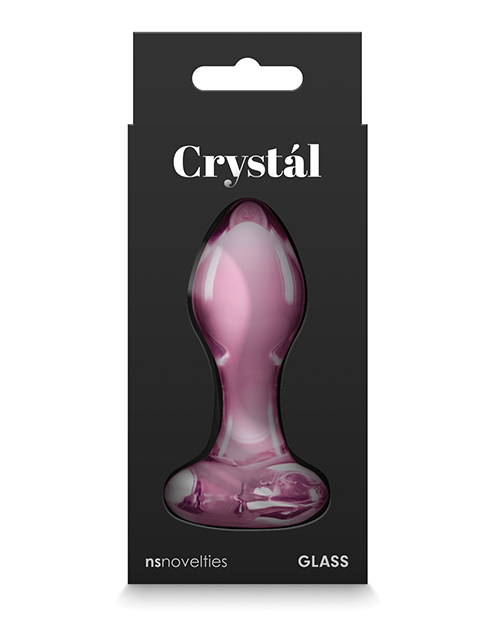 Crystal Heart Butt Plug - Pink
