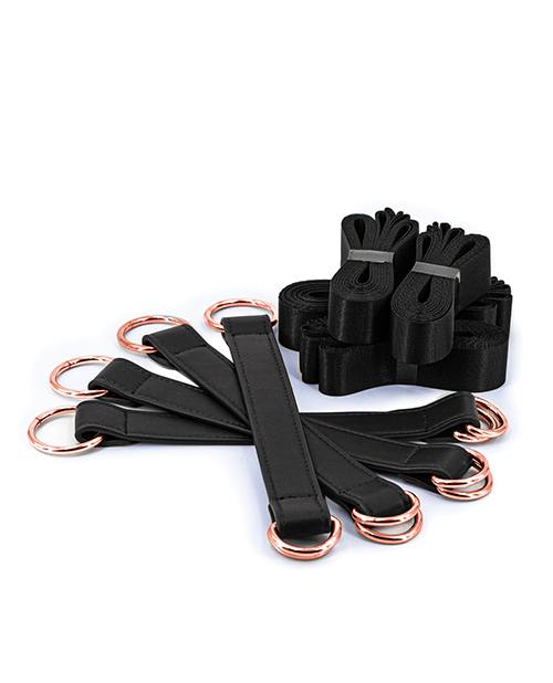 Bondage Couture Tie Down Straps - Black