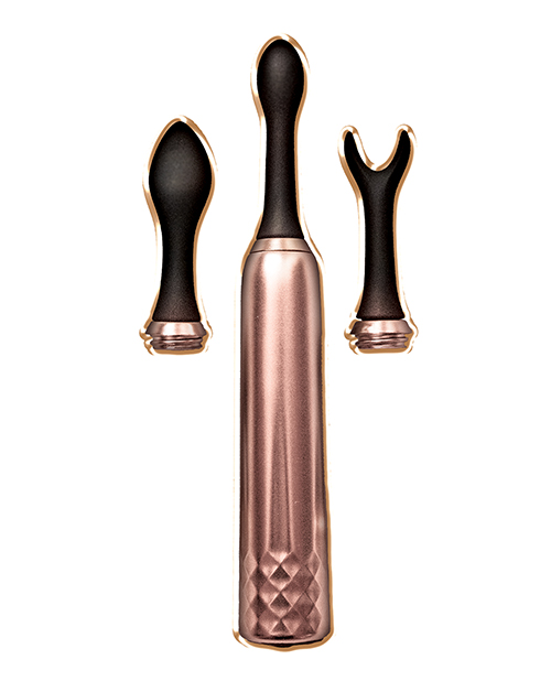 Intense Triple Tip Massager - Rose Gold