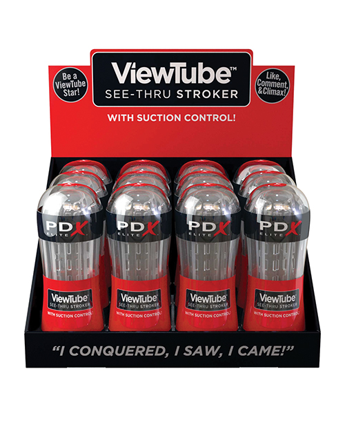 PDX Elite ViewTube See-Thru Stroker