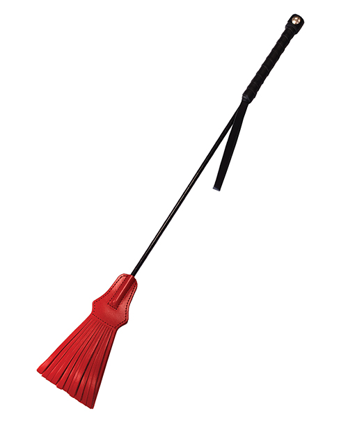 Rouge Tasselled Riding Crop - Black