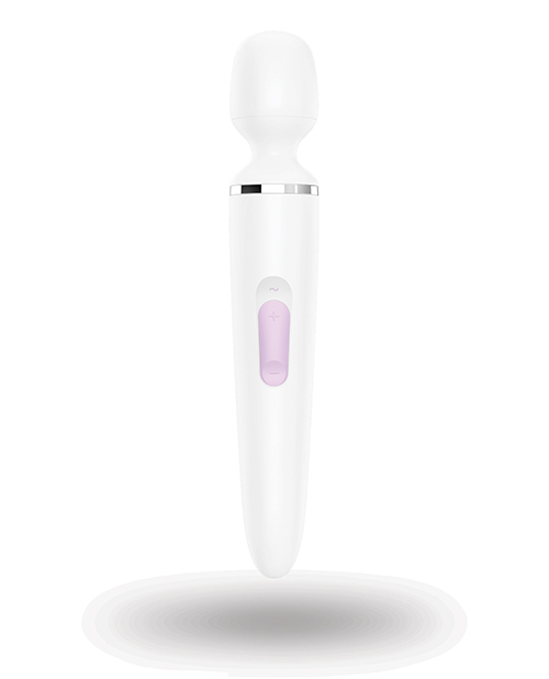 Satisfyer Wand-er Woman - White/Chrome