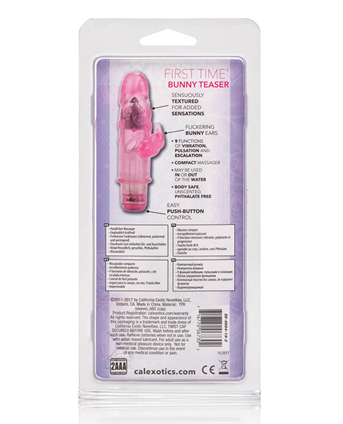 First Time Bunny Teaser - Pink