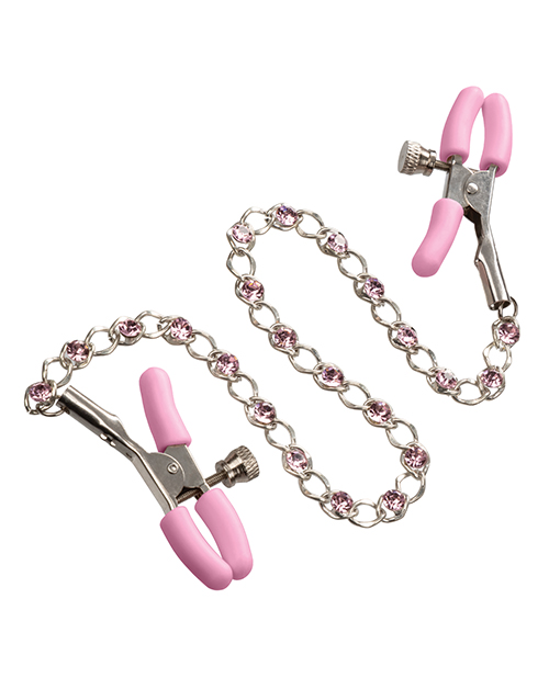 First Time Crystal Nipple Teasers - Pink