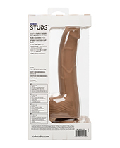 Silicone Studs 8" Dildo - Ivory