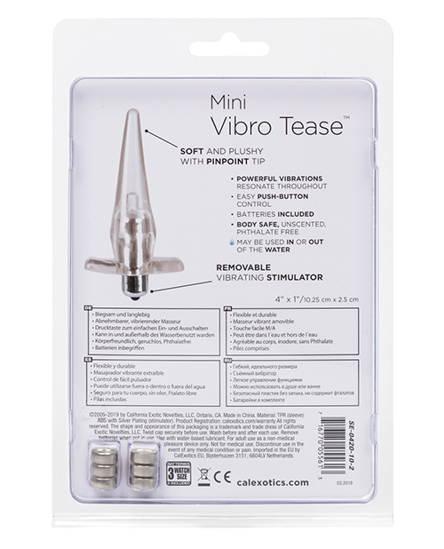 Mini Vibro Tease - Clear
