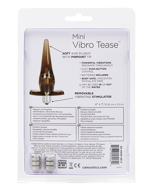 Mini Vibro Tease - Smoke