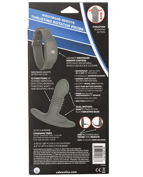 Eclipse Wristband Remote Thrusting Rotator Probe - Black