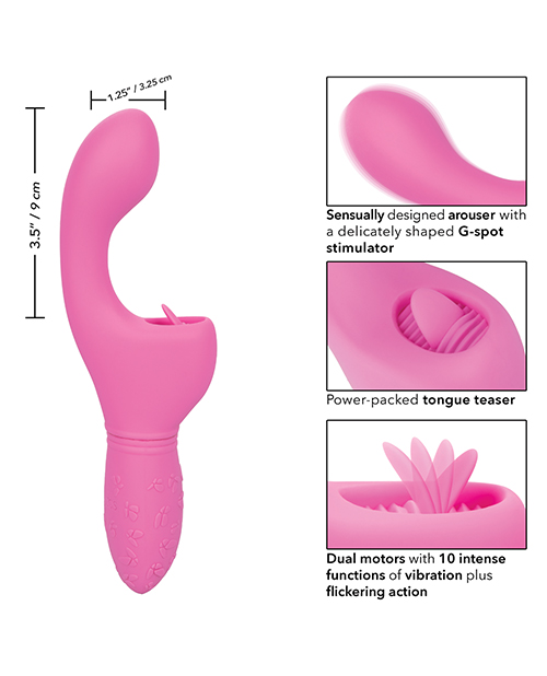 Butterfly Kiss Rechargeable Flicker - Pink
