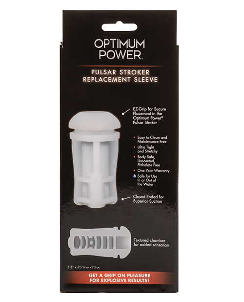 Optimum Power Pulsar Stroker Replacement Sleeve - White