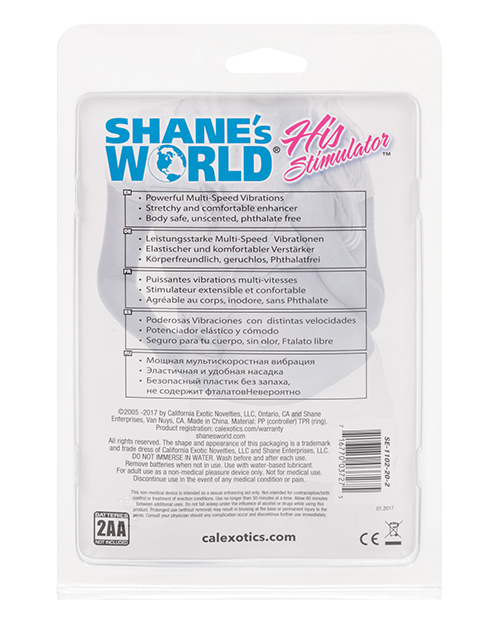 Shane's World His Stimulator - Blue