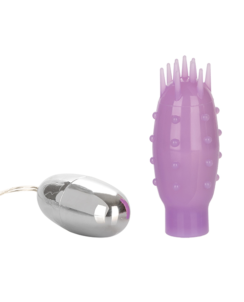 Silicone Slims Nubby Bullet - Purple