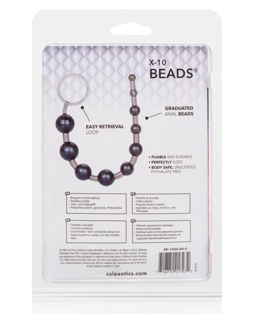 X-10 Beads - Black