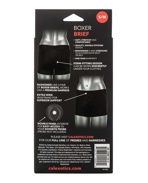 Her Royal Harness Boxer Brief S/M - Black