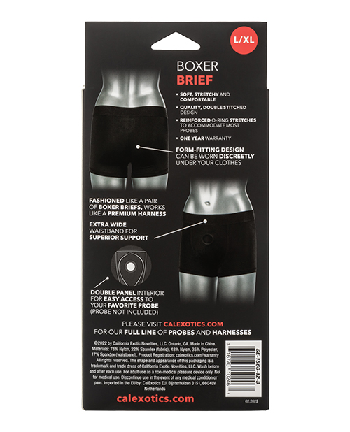 Her Royal Harness Boxer Brief L/XL - Black