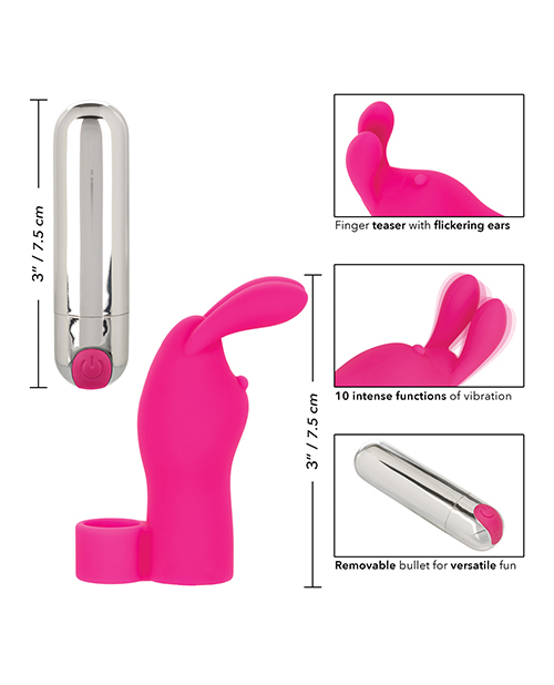 Intimate Play Rechargeable Finger Bunny - Pink