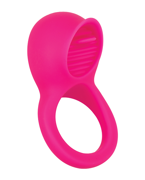 Silicone Rechargeable Teasing Tongue Enhancer - Pink