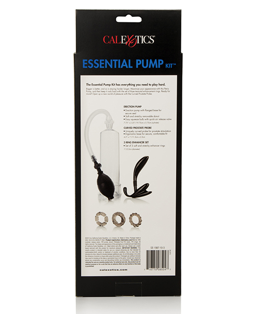 His Essential Pump Kit - Clear