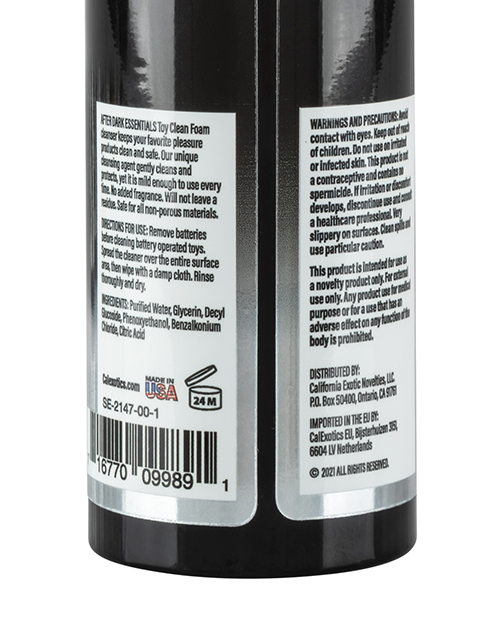After Dark Essentials Foam Toy Clean - 4 oz