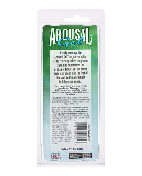 Arousal Gel - .25 oz Mint