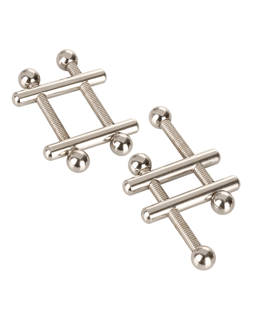 Nipple Grips Crossbar Nipple Vices - Silver