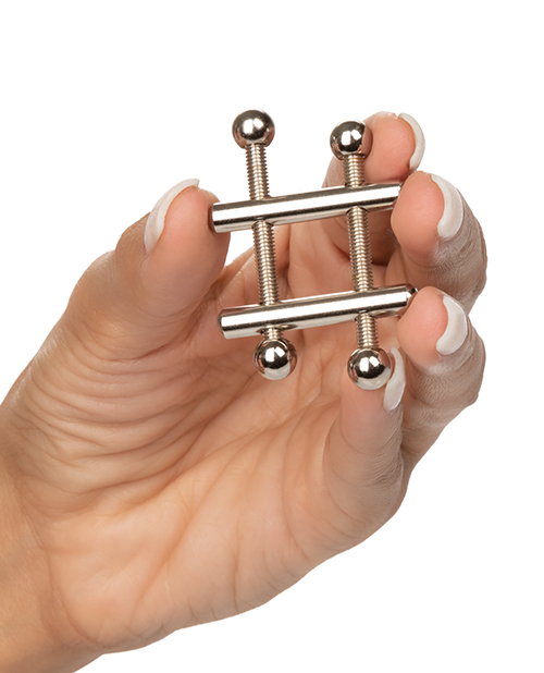 Nipple Grips Crossbar Nipple Vices - Silver