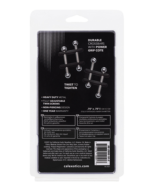 Nipple Grips Power Grip Crossbar Nipple Vices - Black