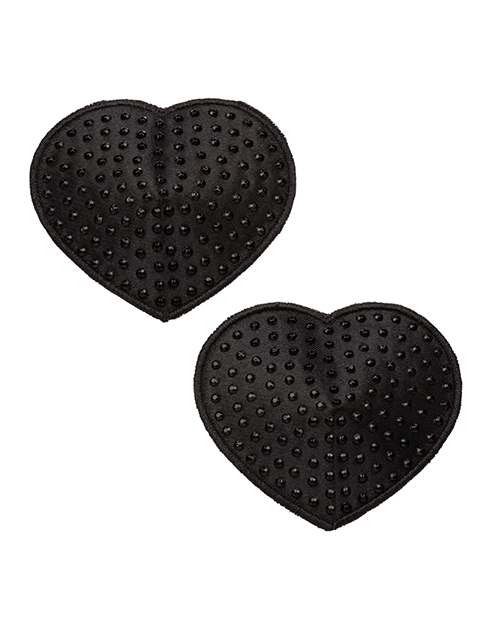 Radiance Heart Pasties Black O/S