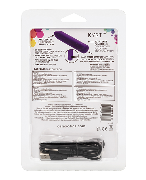 Kyst Fling Petite Massager - Purple