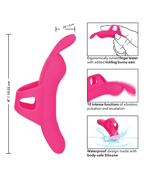 Neon Vibes The Flirty Vibe Finger Teaser - Pink