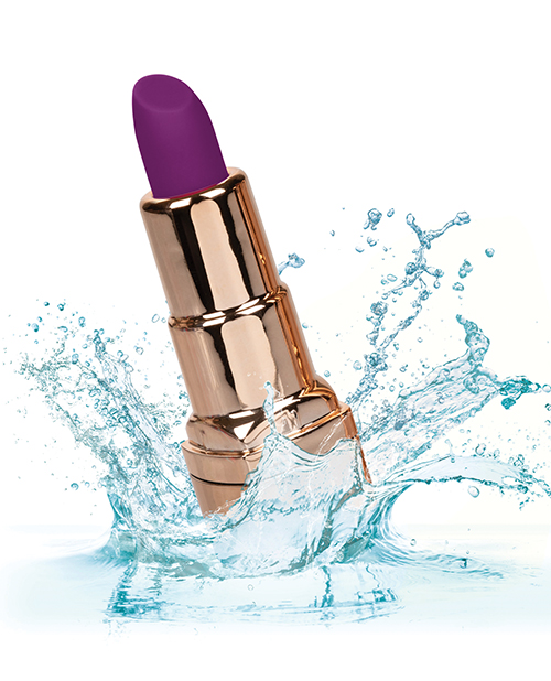 Naughty Bits Bad Bitch Lipstick Vibrator - Purple