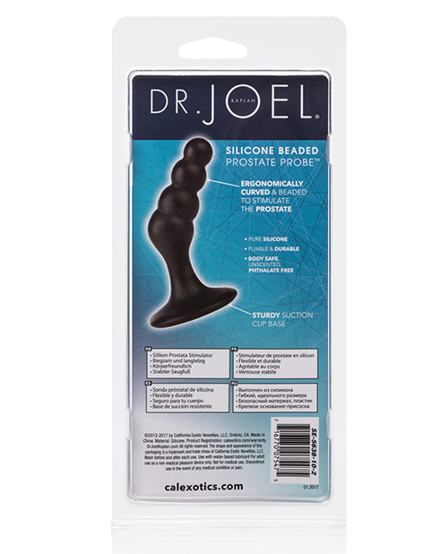 Dr Joel Kaplan Silicone Prostate Probe Graduated - Black
