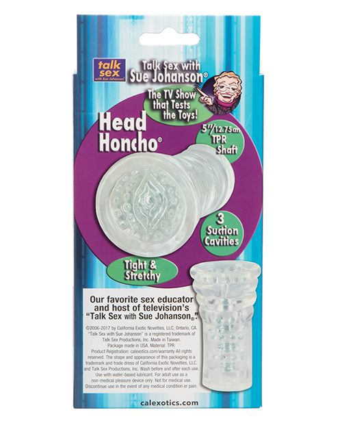 Sue Johanson Head Honcho - Clear