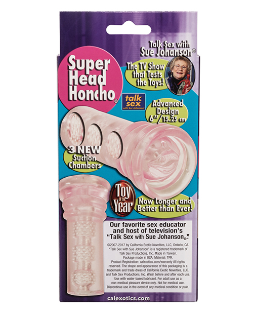 Sue Johanson Super Head Honcho - Pink