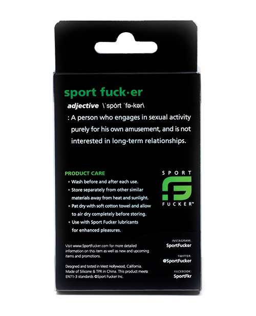 Sport Fucker Muscle Silicone Ball Stretcher - Blue