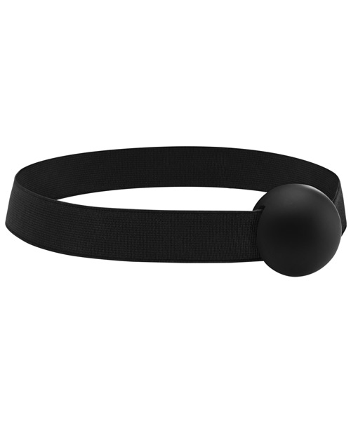 Shots Ouch Elastic Ball Gag - Black