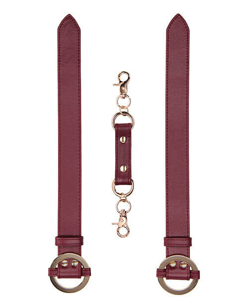 Shots Ouch Halo Wrist or Ankle Cuffs - Burgundy