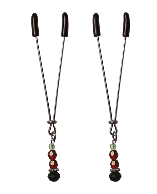 Sexperiments Ruby Black Nipple Clamps