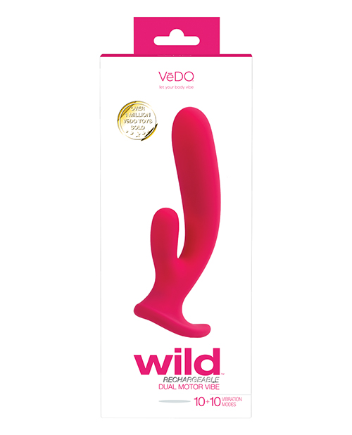VeDO Wild Rechargeable Dual Vibe - Pink