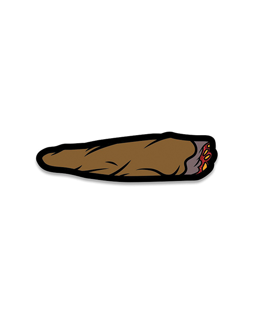 Wood Rocket Weed Blunt Pin - Brown