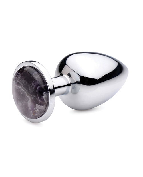 Booty Sparks Gemstones Amethyst Gem Anal Plug - Large